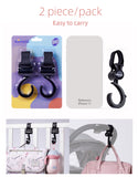 Baby Stroller Hooks Diaper Bag Hanger Stroller Accessories