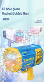 LunaBubble Gun - Rocket Holes Soap Bubbles Electric Machine