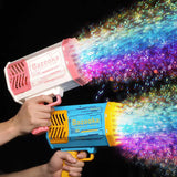 LunaBubble Gun - Rocket Holes Soap Bubbles Electric Machine