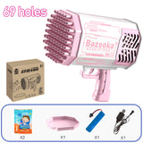 LunaBubble Gun - Rocket Holes Soap Bubbles Electric Machine