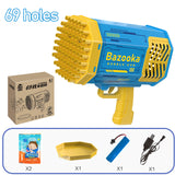 LunaBubble Gun - Rocket Holes Soap Bubbles Electric Machine